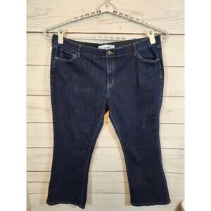 Sonoma Goods‎ For Life Women's Dark Wash Bootcut Mid Rise Stretch Jeans Size 24W
